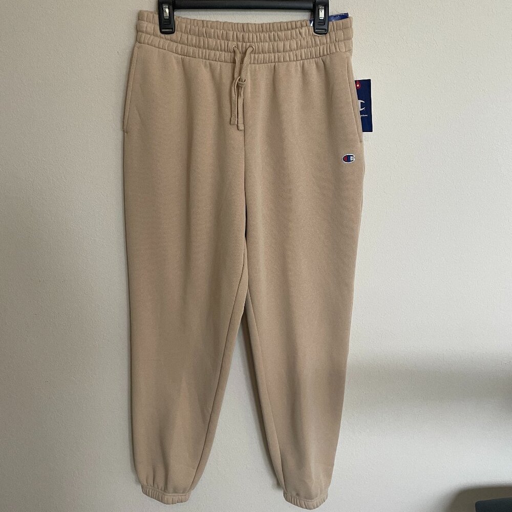 Champion Drawstring Waist Heavy Fleece Jogger Sweatpants w/ Pockets Soft Medium